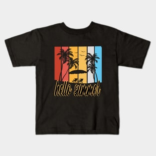 Hello Summer Shirt Kids T-Shirt